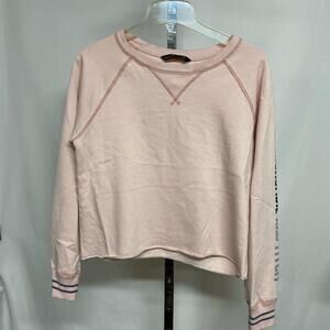 Abercrombie and fitch cropped pink sweatshirt size small